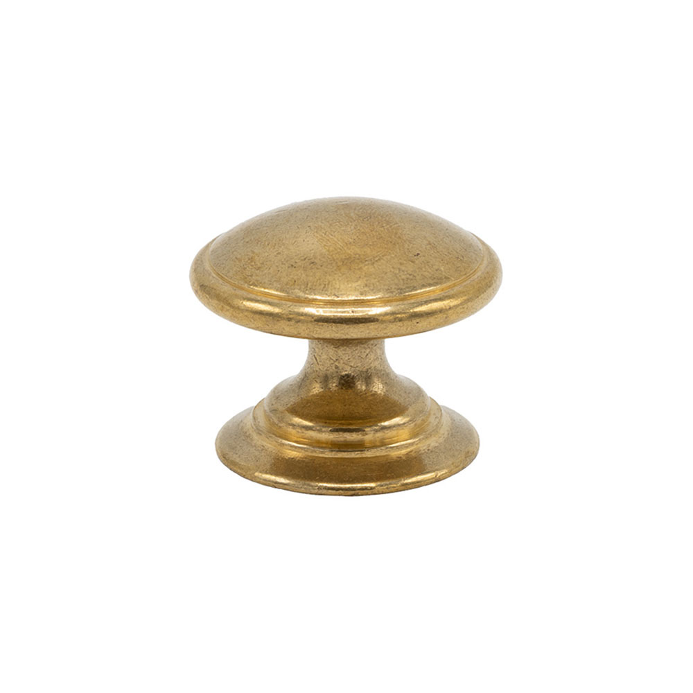 Cabinet Knob 24466 - Untreated Brass in the group Cabinet Knobs / All Cabinet Knobs / Door Knobs at Beslag Online (kn-24466-ob-messing)