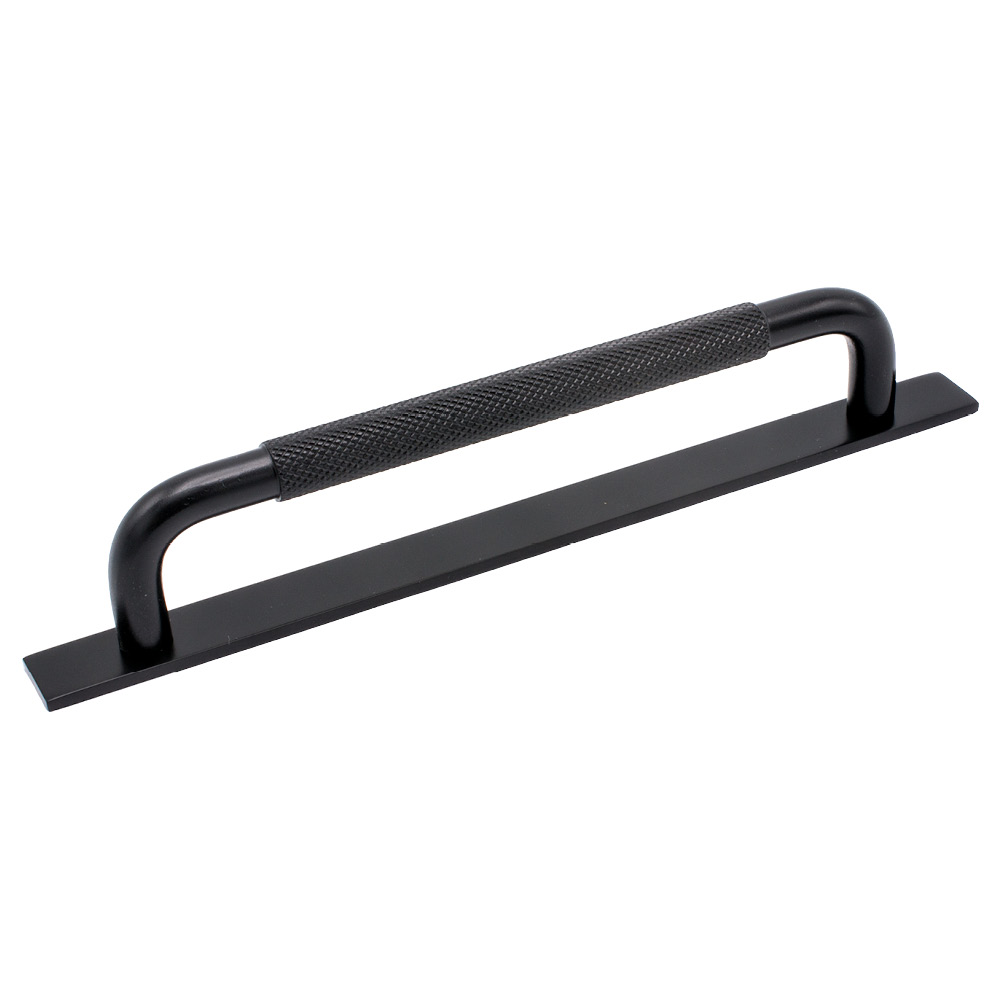 Two Pull Handels Black Paint 6 1/2 inches long new in sealed bag with screws Two Pull Handels Black Paint 6 1/2 inches long new in sealed bag with screws
