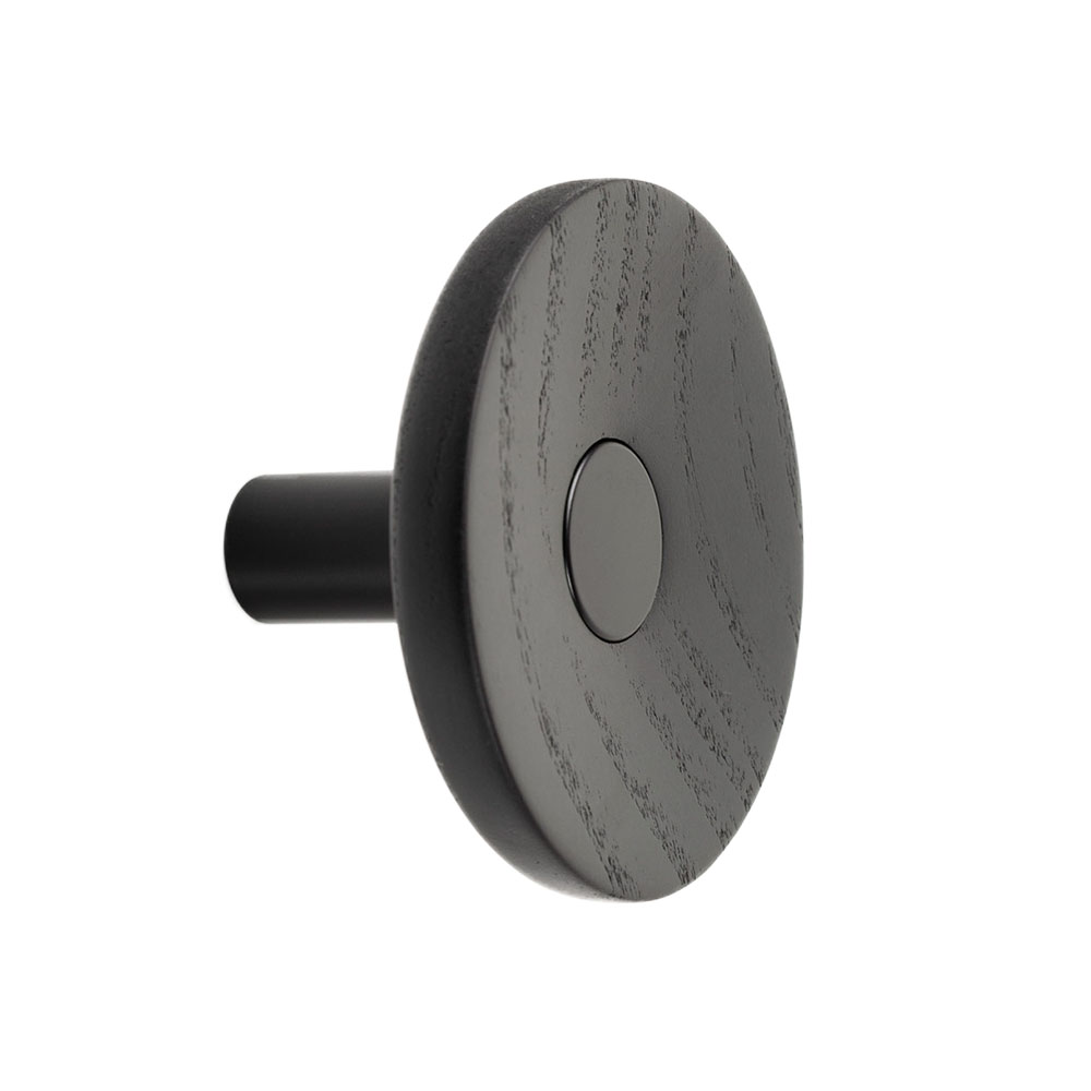 Hook Zoot - 90mm - Matte Black in the group Hooks / Color/Material / Wood at Beslag Online (10012-BO)