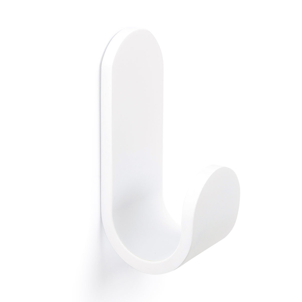 Hook Tok - Matte White in the group Hooks / Color/Material / Other Colours at Beslag Online (10017-BO)