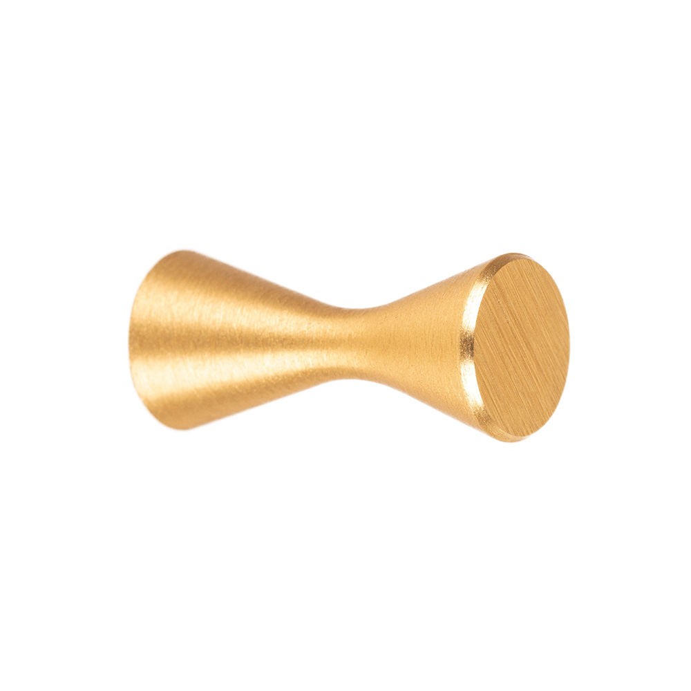 Hook Diabolo - Brushed Brass in the group Hooks / Color/Material / Brass at Beslag Online (10024-BO)