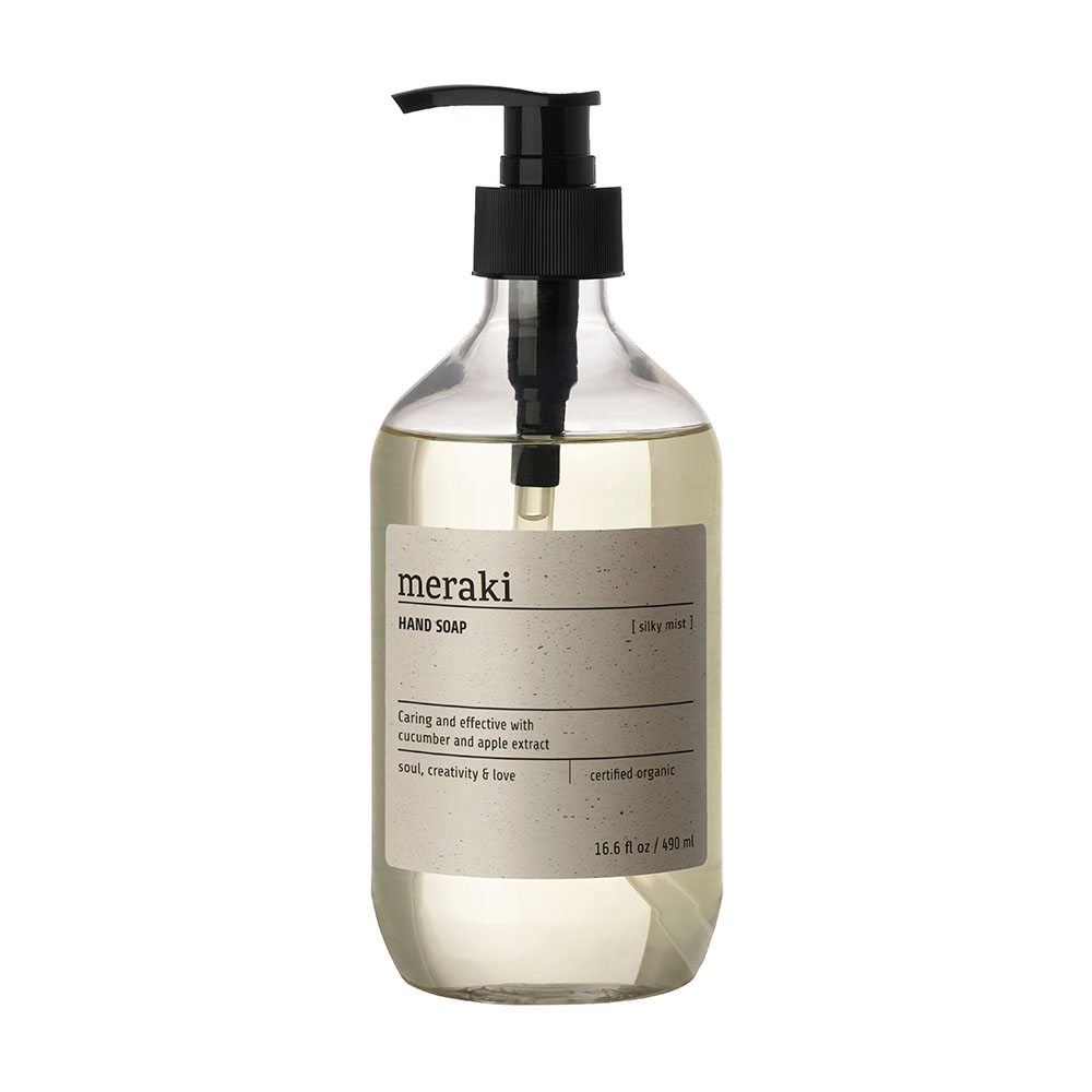 Hand Soap Meraki - Silky Mist 490ml in the group Bathroom Accessories / All Bathroom Accessories / Soap Bottle Holder & Soap at Beslag Online (10030-BO)