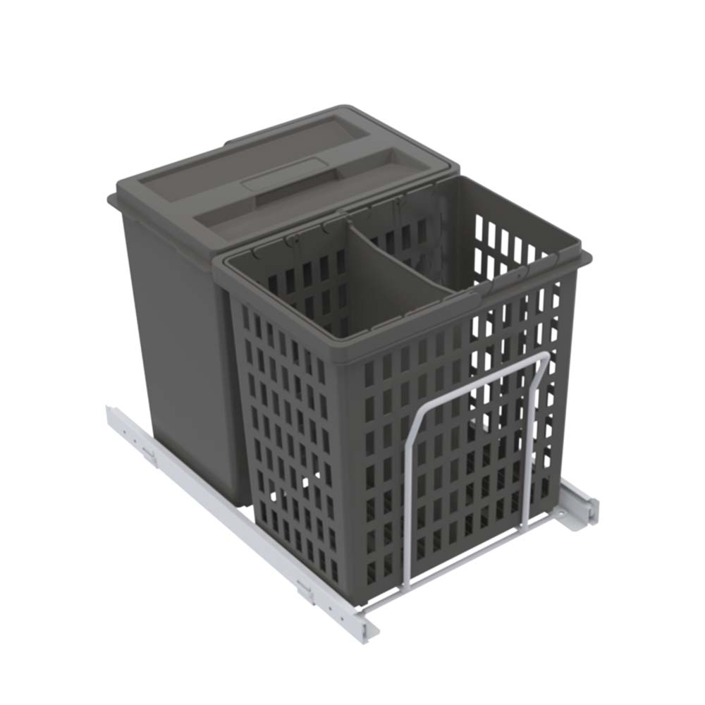 Kitchen Recycling Bin - Select Basic Eco - Dark Grey