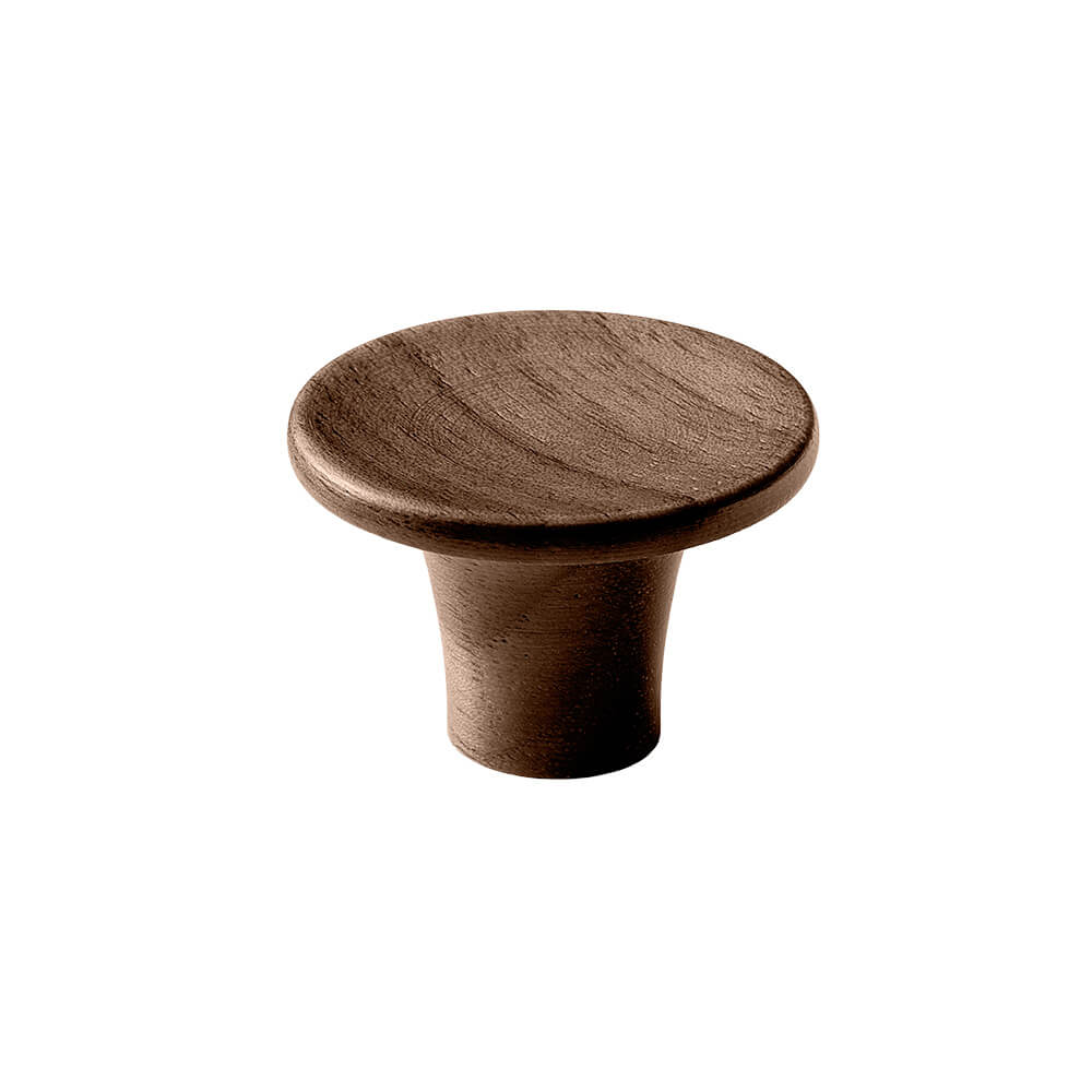 Cabinet Knob Tuba - Walnut in the group Cabinet Knobs / Color/Material / Wood at Beslag Online (255652-11)