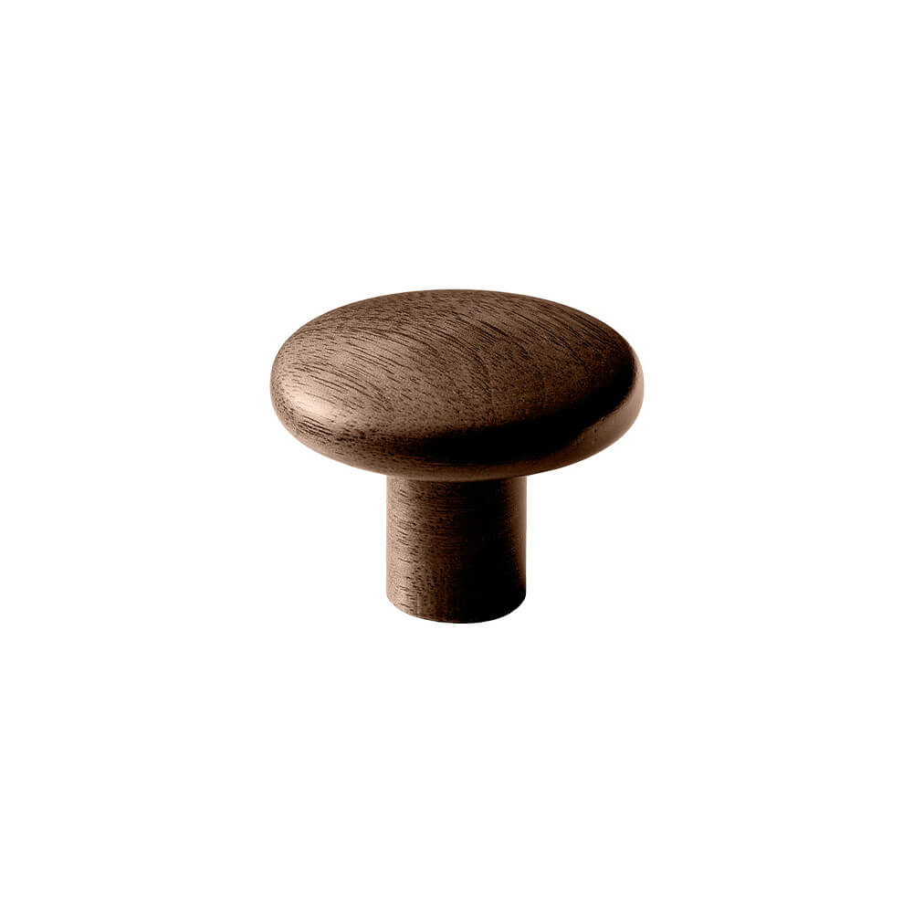 Cabinet Knob Brutus - Walnut in the group Cabinet Knobs / Color/Material / Wood at Beslag Online (255657-11)