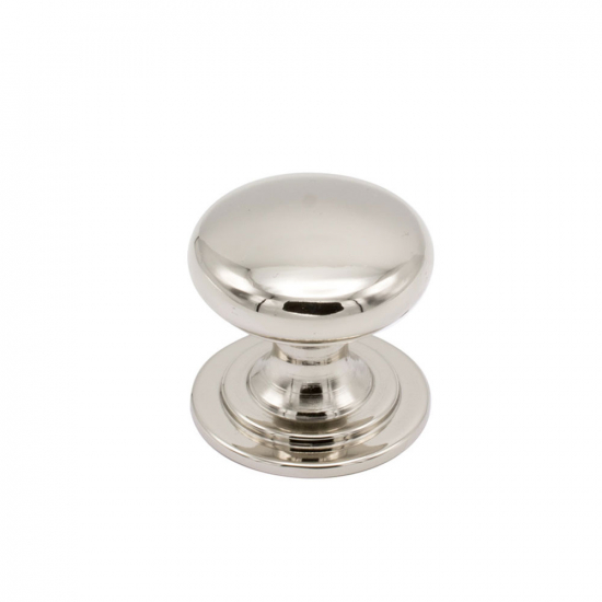 Cabinet Knob Mynta - Polished Nickel in the group Cabinet Knobs / Color/Material / Chrome at Beslag Online (308636-11)