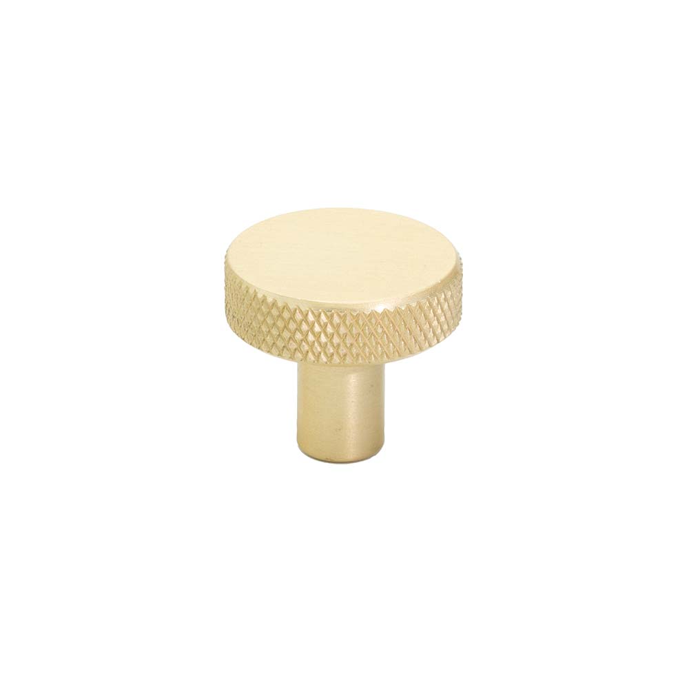 Cabinet Knob Flat - 26mm - Brass in the group Cabinet Knobs / Color/Material / Brass at Beslag Online (309152-11)