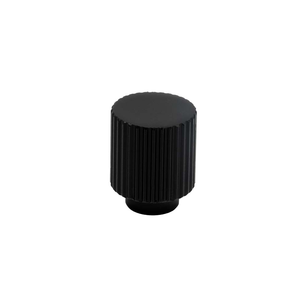 Cabinet Knob Helix Stripe - 20mm - Matte Black in the group Cabinet Knobs / Color/Material / Black at Beslag Online (309201-11)