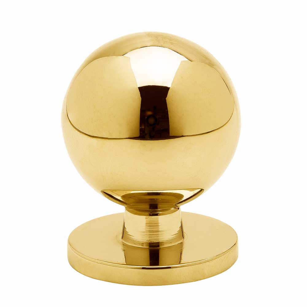 Cabinet Knob Solliden - Polished Brass in the group Cabinet Knobs / Color/Material / Brass at Beslag Online (339431-11)