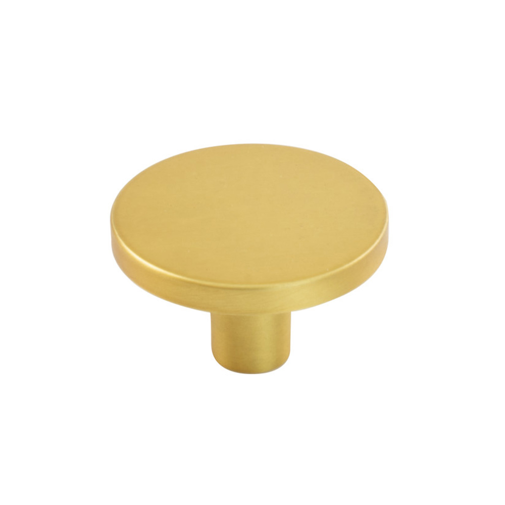 Cabinet Knob Como Big - Brushed Brass in the group Cabinet Knobs / Color/Material / Brass at Beslag Online (343213-11)