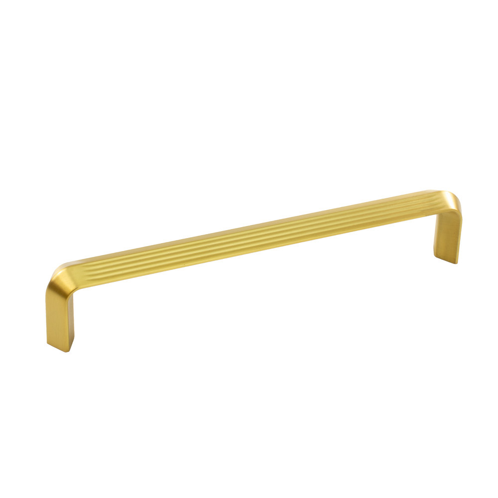 Handle Lines - 160mm - Matte Brushed Brass in the group Cabinet Handles / Color/Material / Brass at Beslag Online (343221-11)