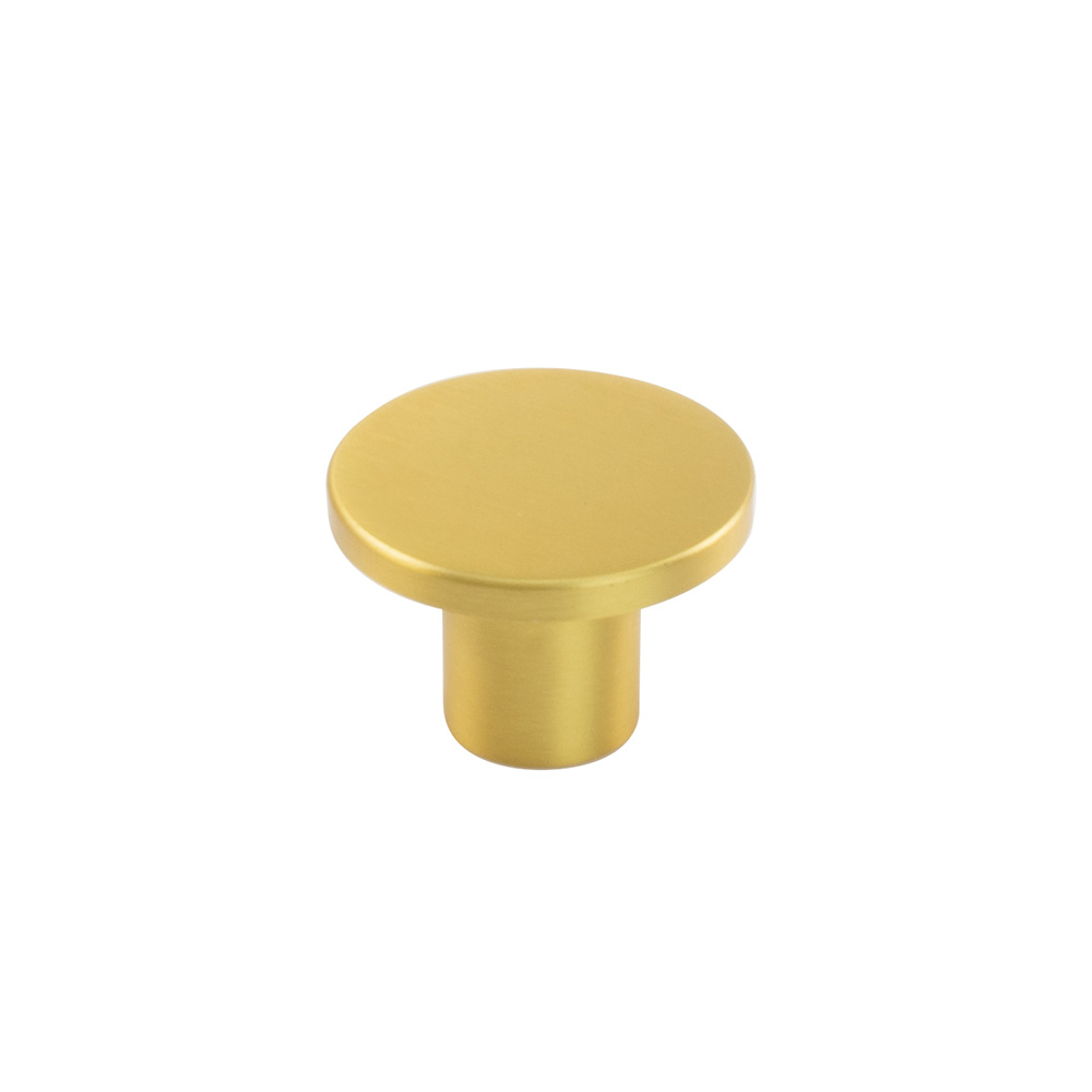 Cabinet Knob Como - Brushed Brass in the group Cabinet Knobs / Color/Material / Brass at Beslag Online (343277-11)