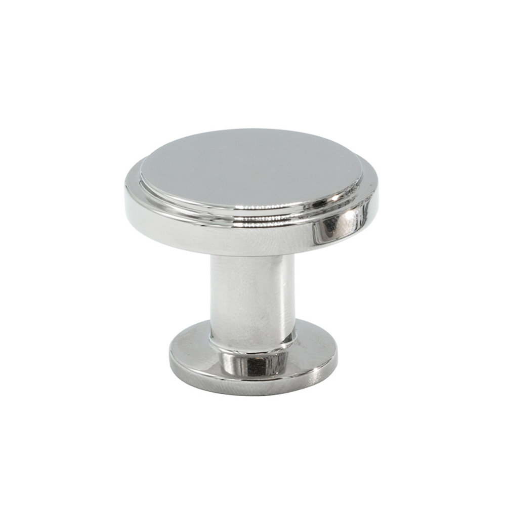 Cabinet Knob Uno - Nickel plated in the group Cabinet Knobs / Color/Material / Chrome at Beslag Online (343311-11)