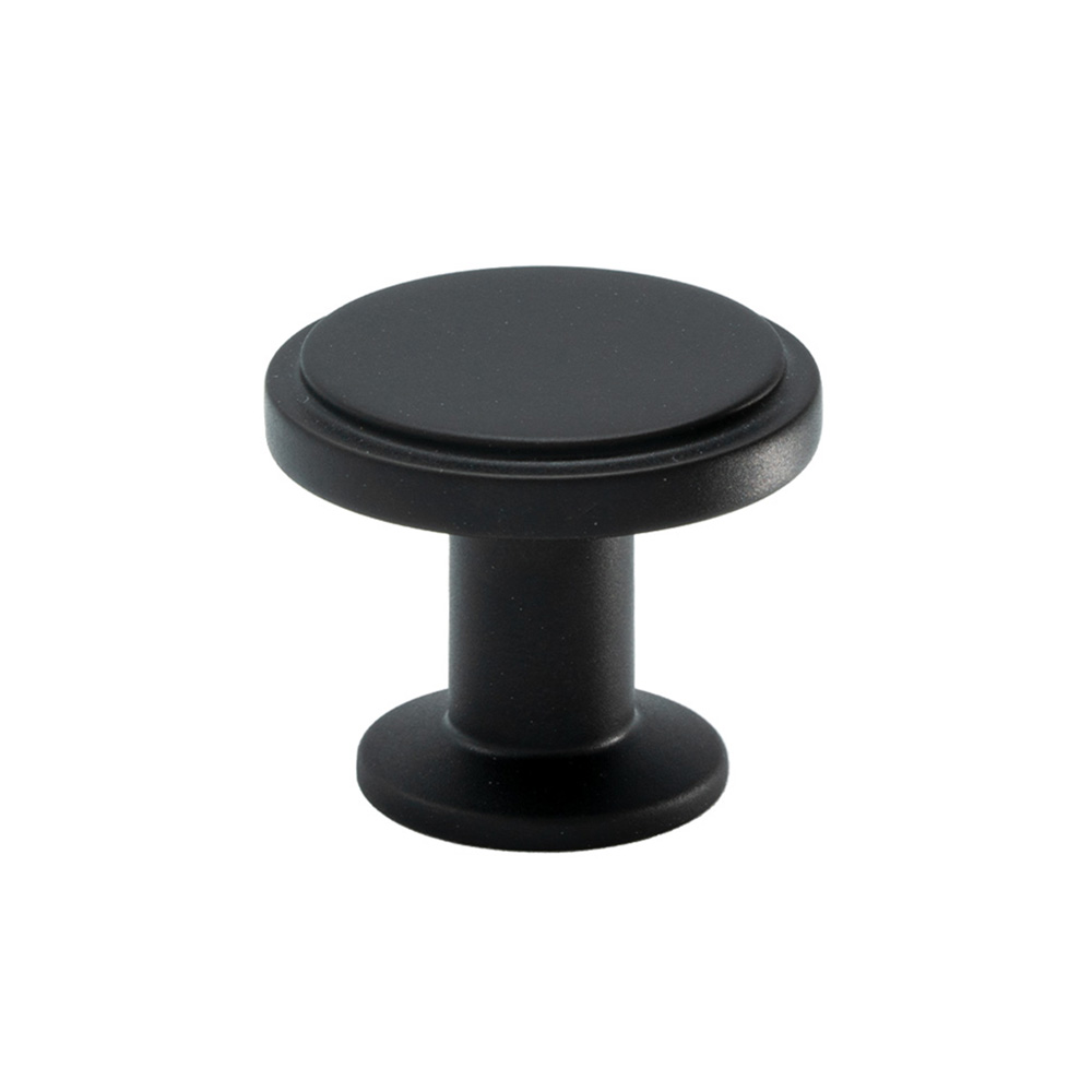 Cabinet Knob Uno - Matte Black in the group Cabinet Knobs / Color/Material / Black at Beslag Online (343314-11)