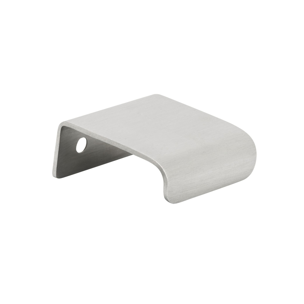 Edge Pull Handle Lip - Brushed Stainless