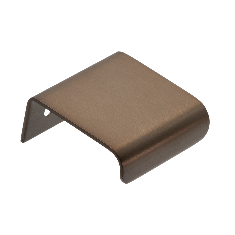 Edge Pull Handle Lip - Burnished Brass