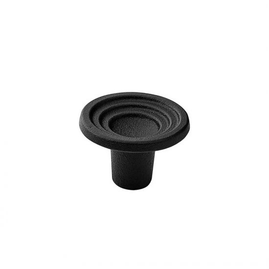 Cabinet Knob Fleur - Cast Iron Black in the group Cabinet Knobs / Color/Material / Black at Beslag Online (343510-11)