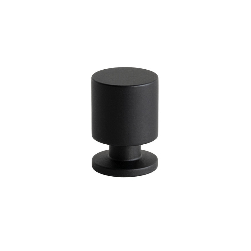 Cabinet Knob Solo - 21mm - Matte Black