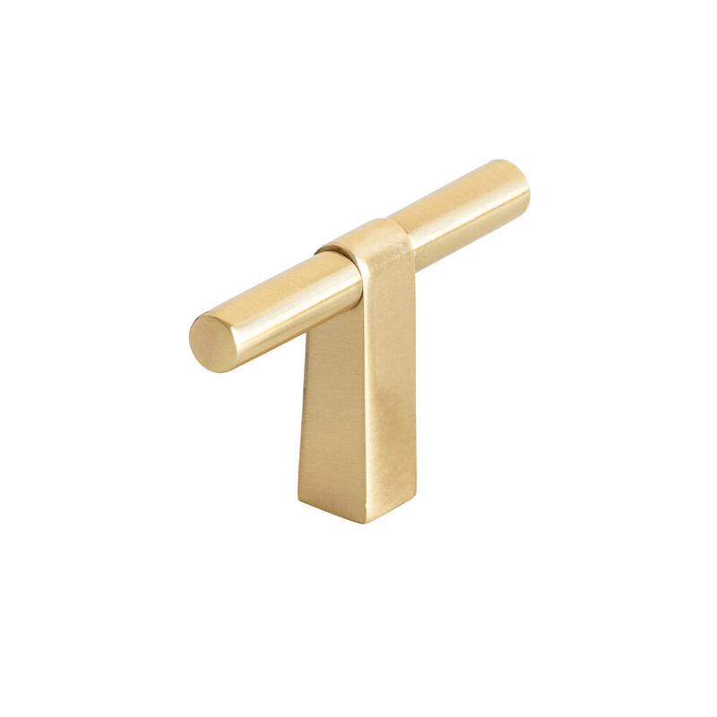 Cabinet Knob T Petit - Polished Brass