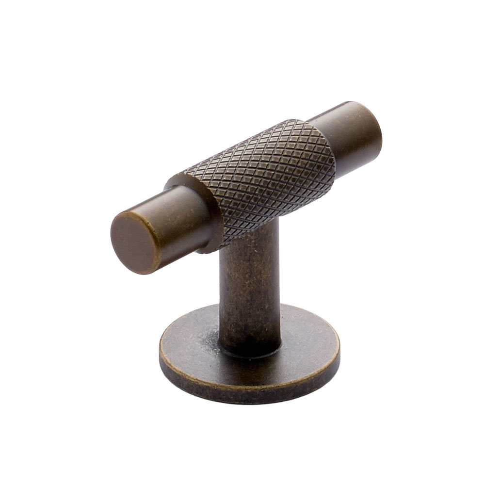 Cabinet Knob T Manor - Antique Brass in the group Cabinet Knobs / Color/Material / Brass at Beslag Online (351030-11)