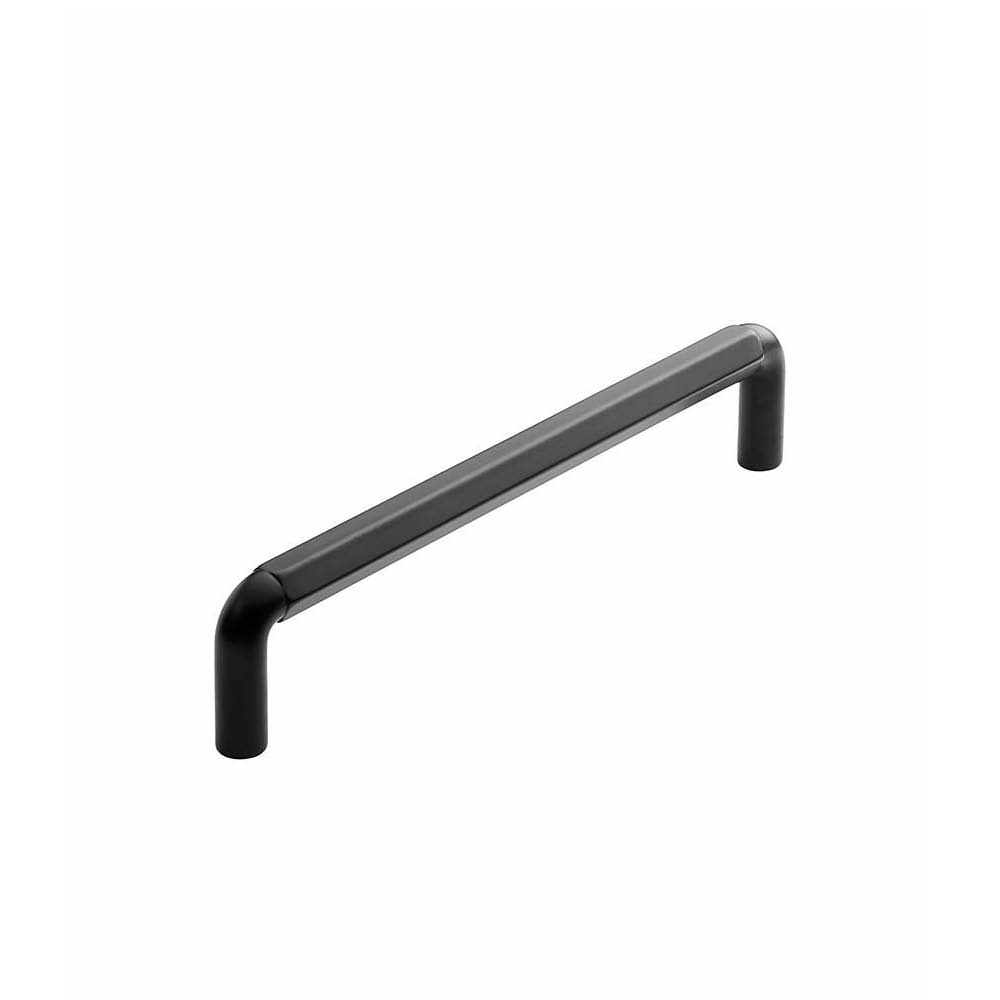 Handle Hexa - 160mm - Matte Black in the group Cabinet Handles / Color/Material / Black at Beslag Online (352005-11)