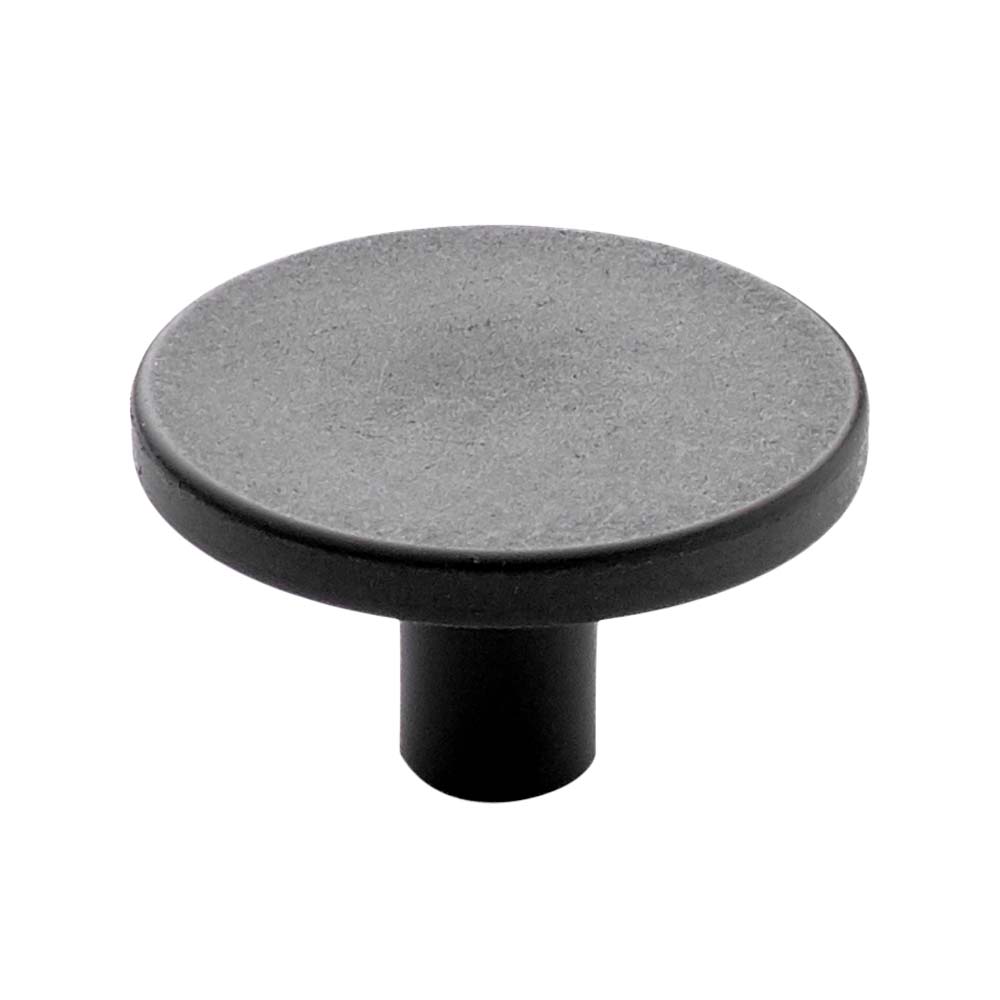 Cabinet Knob Plato Ocean IX - 42mm - Matte Black  in the group Cabinet Knobs / Color/Material / Black at Beslag Online (352050-11)