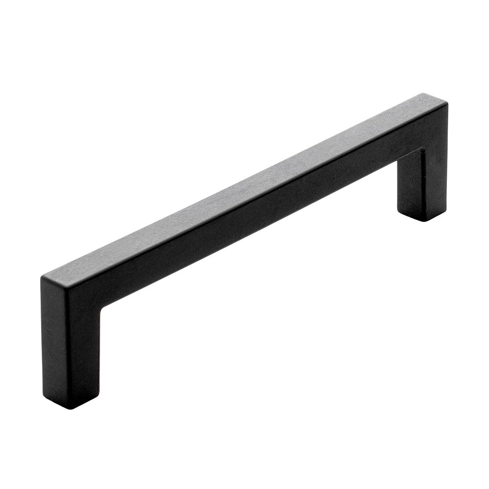 Handle Square Ocean IX - 128mm - Matte Black  in the group Cabinet Handles / Color/Material / Black at Beslag Online (352055-11)