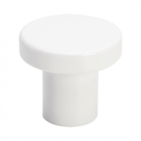 Cabinet Knob 2078 - White in the group Cabinet Knobs / Color/Material / White  at Beslag Online (368051-11)