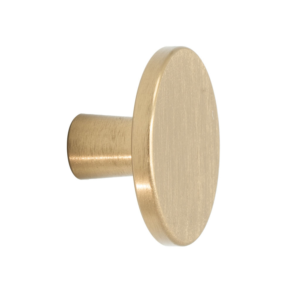 Hook Plato - Brushed Brass in the group Hooks / Color/Material / Brass at Beslag Online (370081-21)