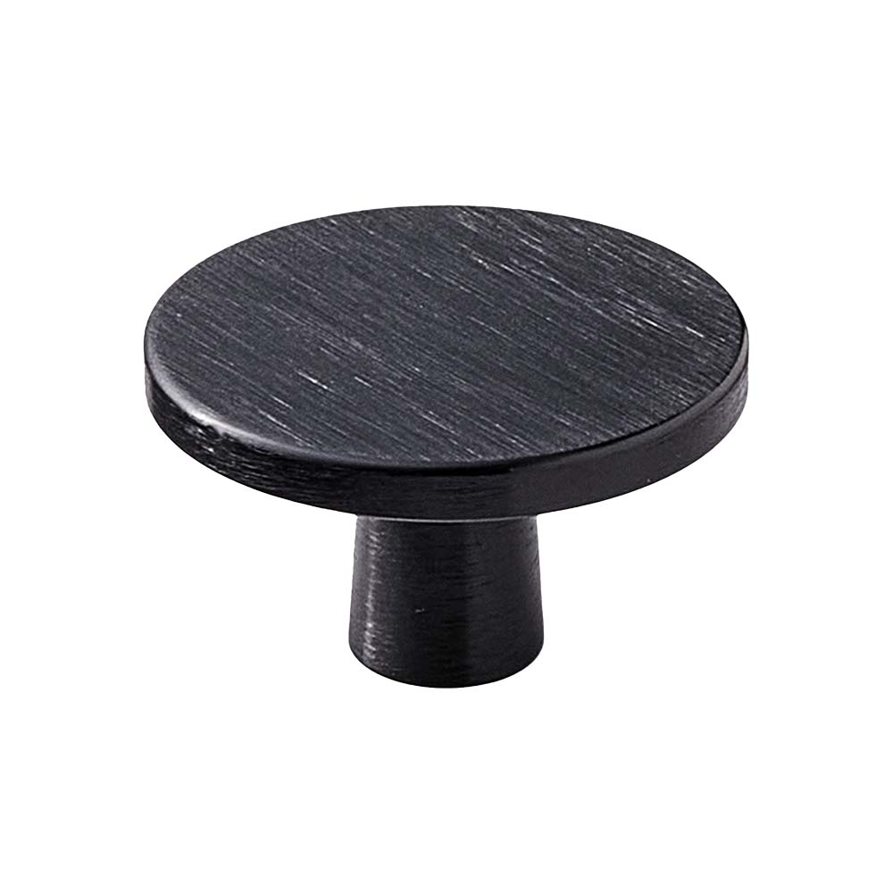 Cabinet Knob Plato - Brushed Black in the group Cabinet Knobs / Color/Material / Black at Beslag Online (370204-11)