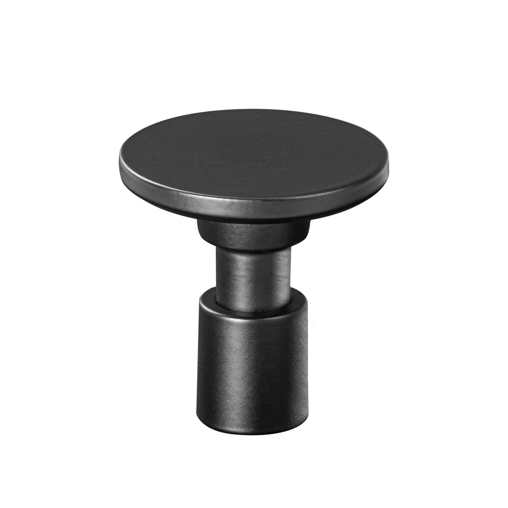 Cabinet Knob Jubilee - 28mm - Matte Black in the group Cabinet Knobs / Color/Material / Black at Beslag Online (372000-41)