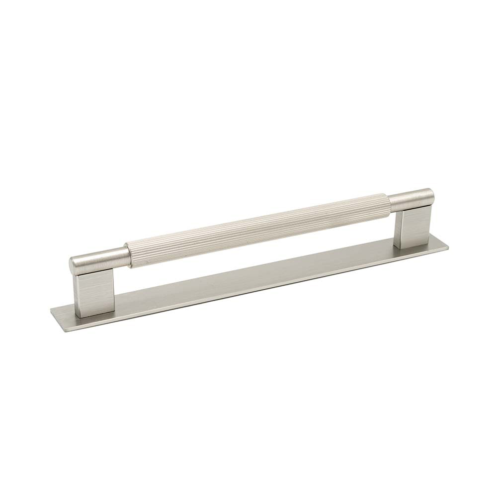Handle Arpa/Back Plate - 192mm - Stainless Steel Look