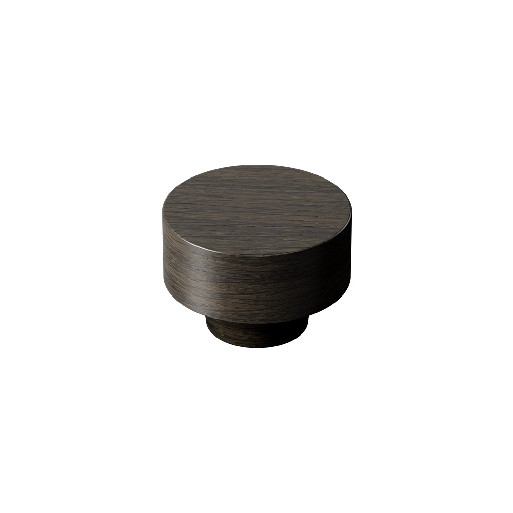 Cabinet Knob Row - 40mm - Dark Stained Oak
