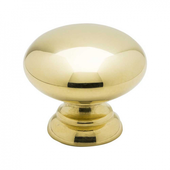Cabinet Knob 411 - 24mm - Polished Brass in the group Cabinet Knobs / Color/Material / Brass at Beslag Online (391141-11)