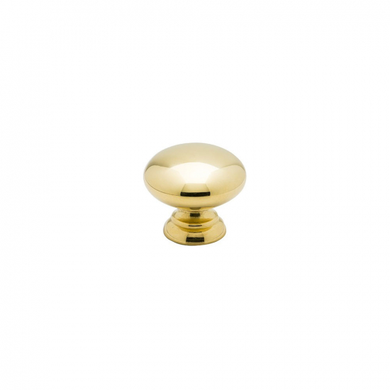 Cabinet Knob 411 - 13mm - Polished Brass in the group Cabinet Knobs / Color/Material / Brass at Beslag Online (391153-11)