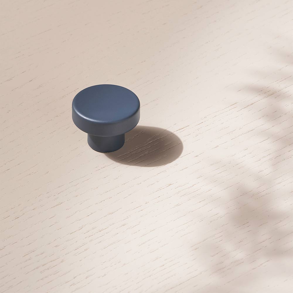 Toniton Circular Knob - Blue in the group Cabinet Handles / All Handles / Toniton x Beslag Design at Beslag Online (401001-11)