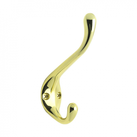 Hook Lagan - Polished Brass in the group Hooks / Color/Material / Brass at Beslag Online (590012-21)