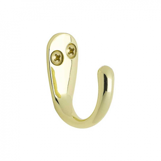 Hook Viskan - Polished Brass in the group Hooks / Color/Material / Brass at Beslag Online (590032-21)