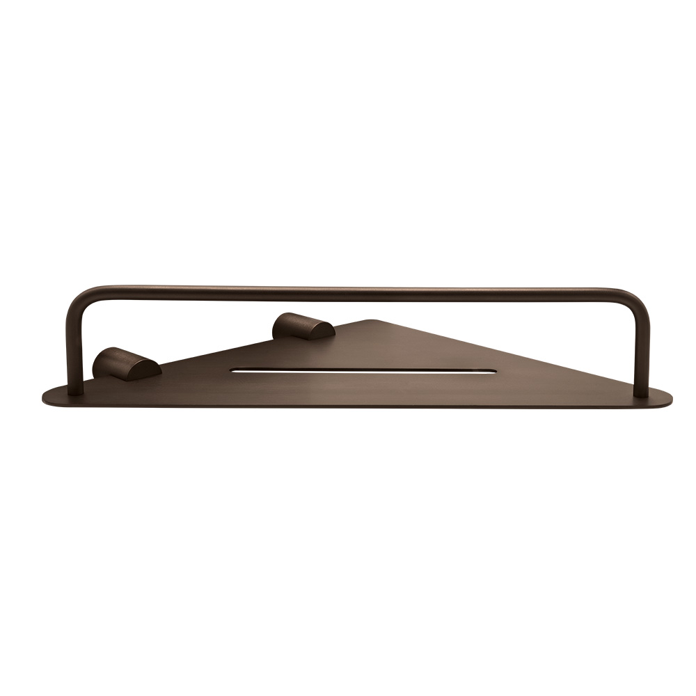 Corner Shelf Match - Burnished Brass