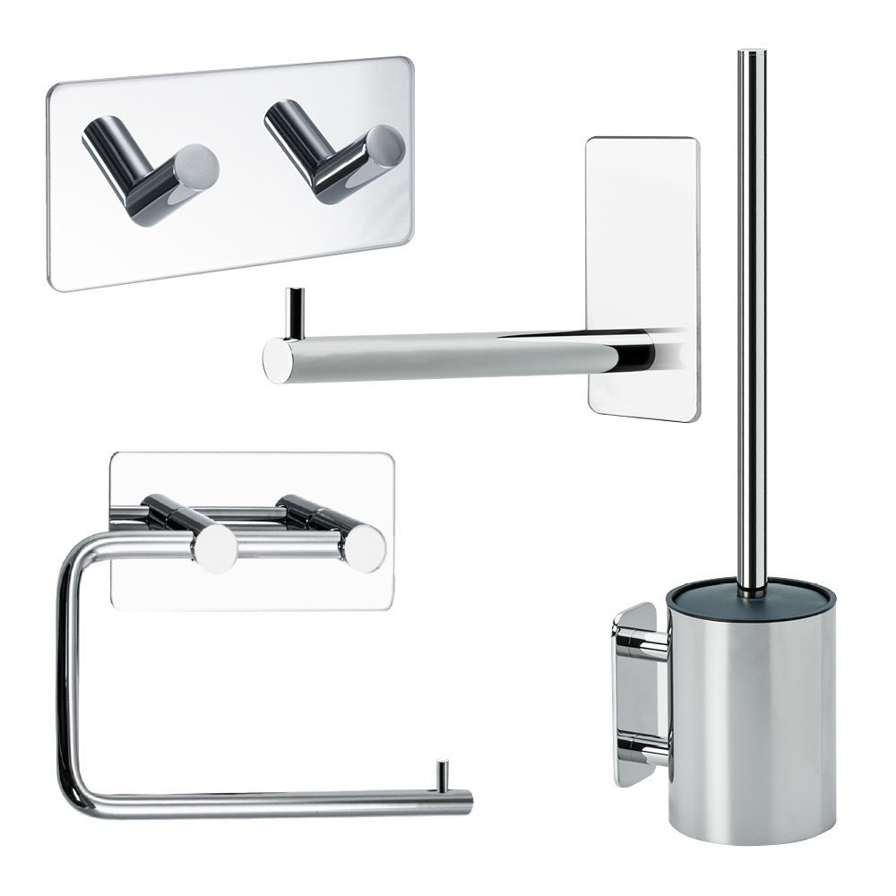 Bathroom Kit Base 200 - Chrome in the group Bathroom Accessories at Beslag Online (60409-K)