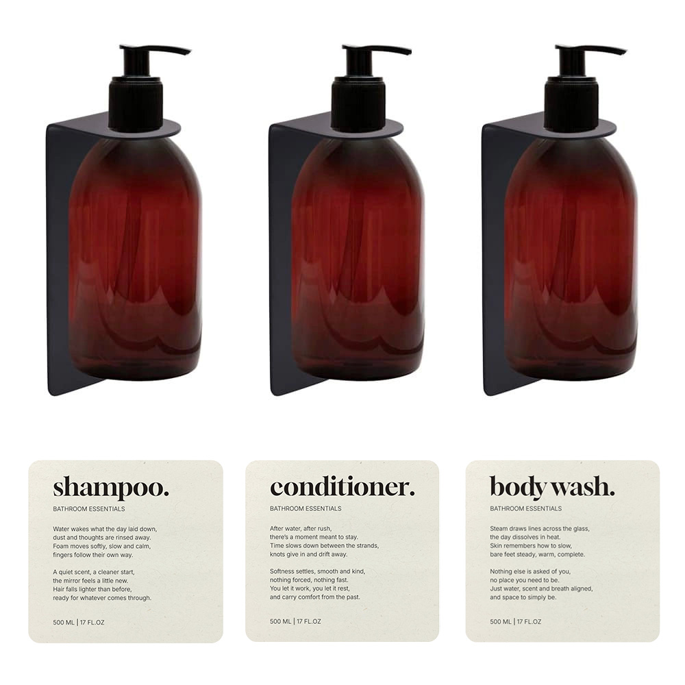 Shower Package Premium - Matte Black