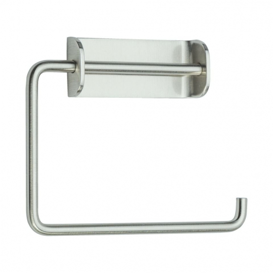 Solid Toilet Roll Holder - Brushed Stainless Steel Finish in the group Bathroom Accessories / All Bathroom Accessories / Toilet Roll Holder at Beslag Online (620026)