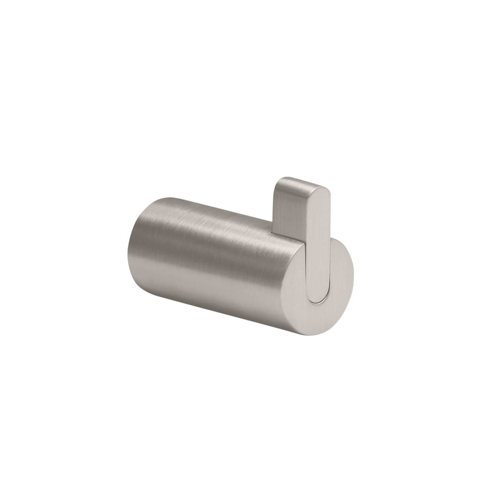 Single Hook Flow - Brushed Nickel
