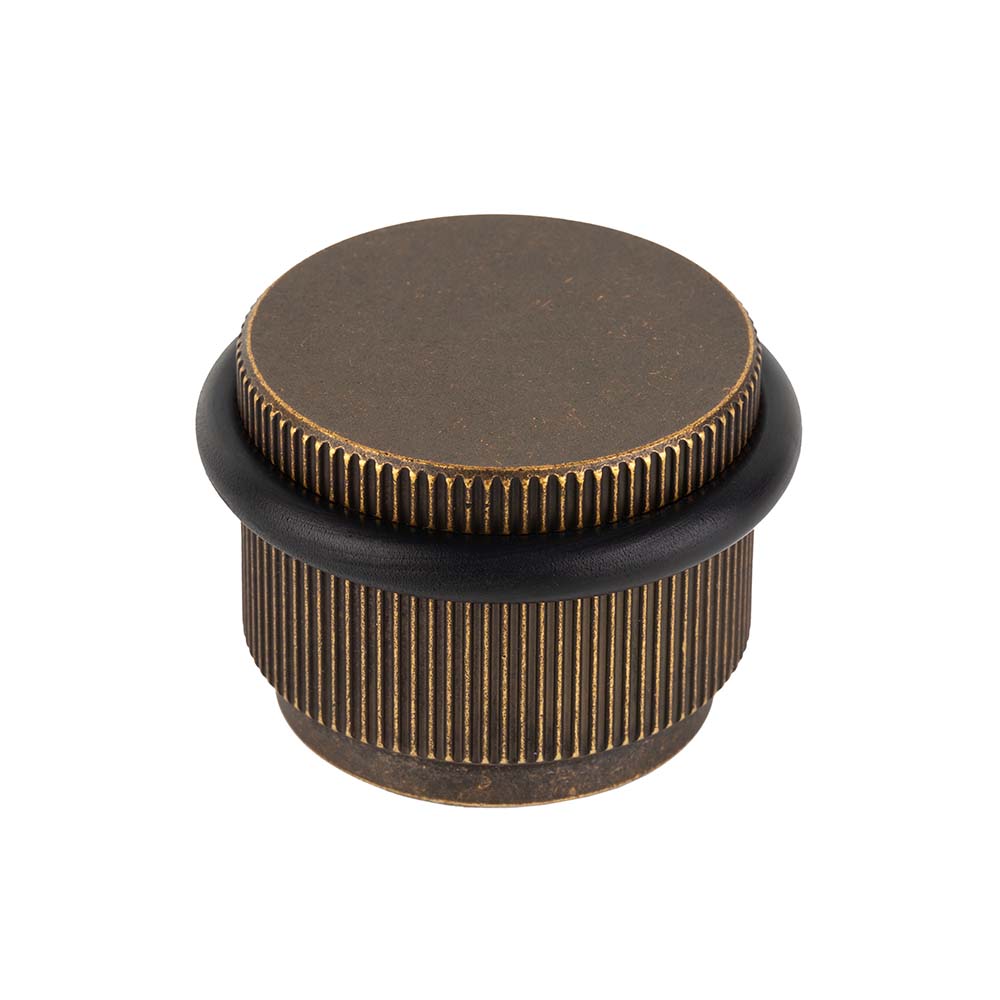 Door Stop Arpa Floor - Antique Brass