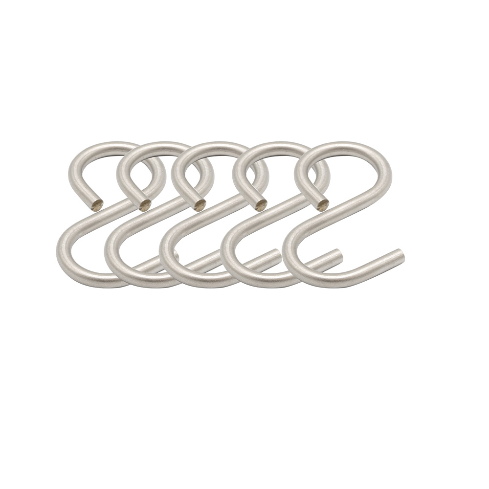 Hook Aveny - 5-p - Brushed Stainless in the group Hooks / Color/Material / Stainless at Beslag Online (948011-41)