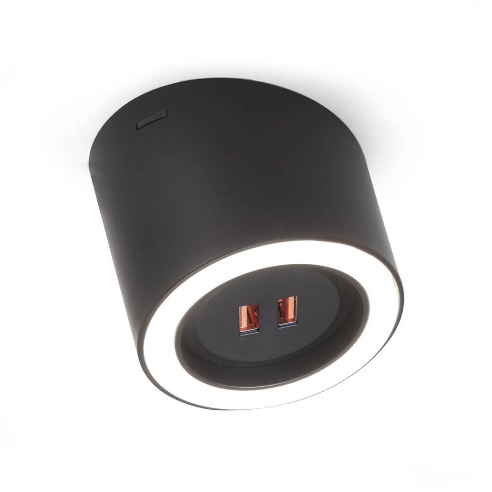 LED-Spot Unika - USB - Svart i gruppen Belysning / All Belysning / LED Spotlights hos Beslag Online (972791)