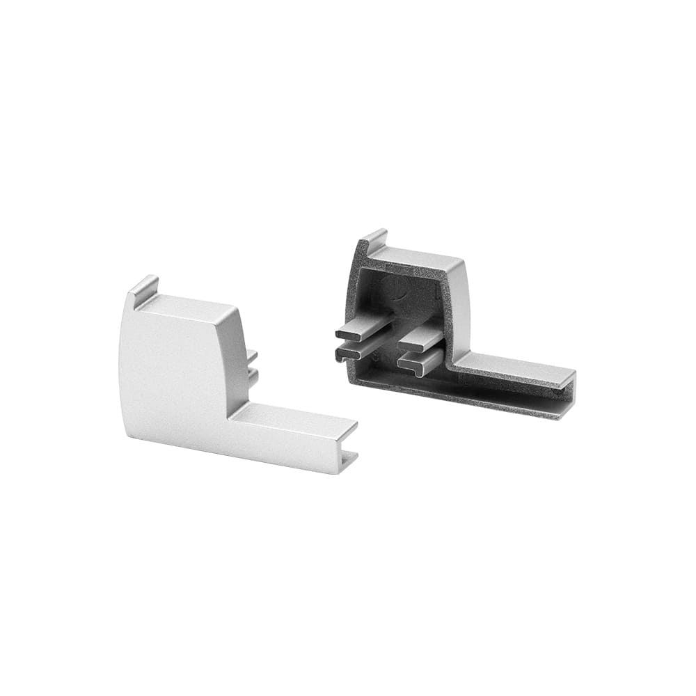 End Caps Tuby - Aluminum 2-p 
