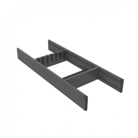 Knife Insert Flex Basic - Dark Grey in the group Storage  / All Storage / Drawer Interior & Cutlery Drawers at Beslag Online (Knivinsats_FlexBasic_Gra)