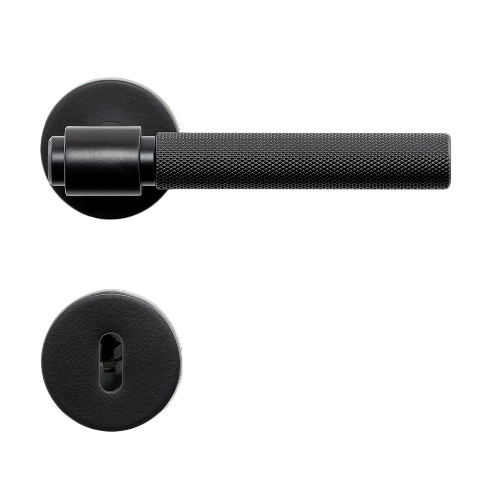 Door Handle Helix 200 - Black in the group Door handles / All Door Handles / Internal Door Handles at Beslag Online (dht-helix-svart)