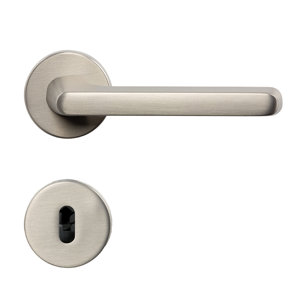 Door Handle Tavira - Stainless Steel Finish in the group Door handles / All Door Handles / Internal Door Handles at Beslag Online (dht-tavira-rf)